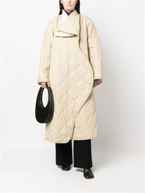 Asymmetrical Diamond Twill Coat 